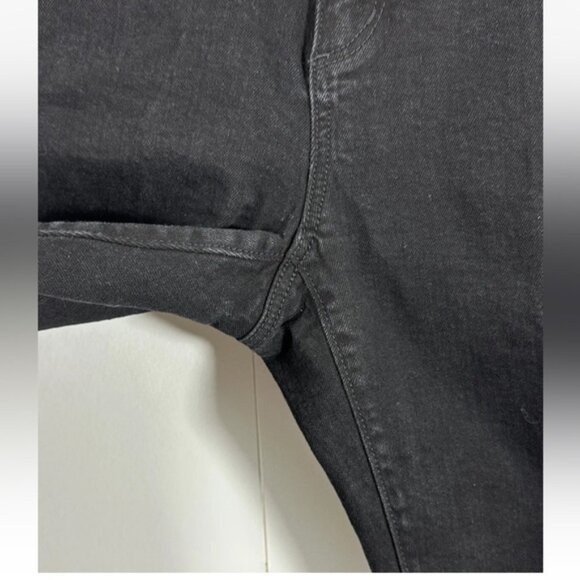 LOFT Outlet Curvy Skinny Jeans Black Mid Rise Charcoal Wash - Picture 3 of 9